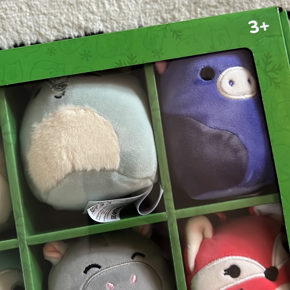 Squishmallow ornaments 2024 NIB🐶🦛🐱🐮 - Picture 5 of 10